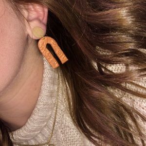 Polymer clay earrings